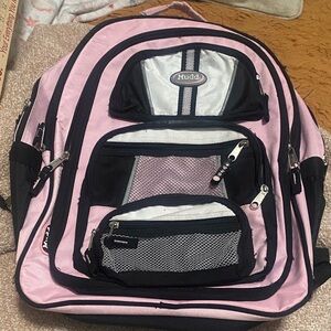 Vintage Y2K Mudd Pink Backpack School Bag Travel Hiking Daypack Bookbag‎ Preppy Vintage mudd backpack - Gem main image 2